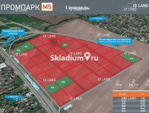 Вид территории. Сухой склад (+18) Склад Промпарк М5 Российская Федерация, Московская область, р-н Раменский, с/п Софьинское, 100 000 м2 фото 3